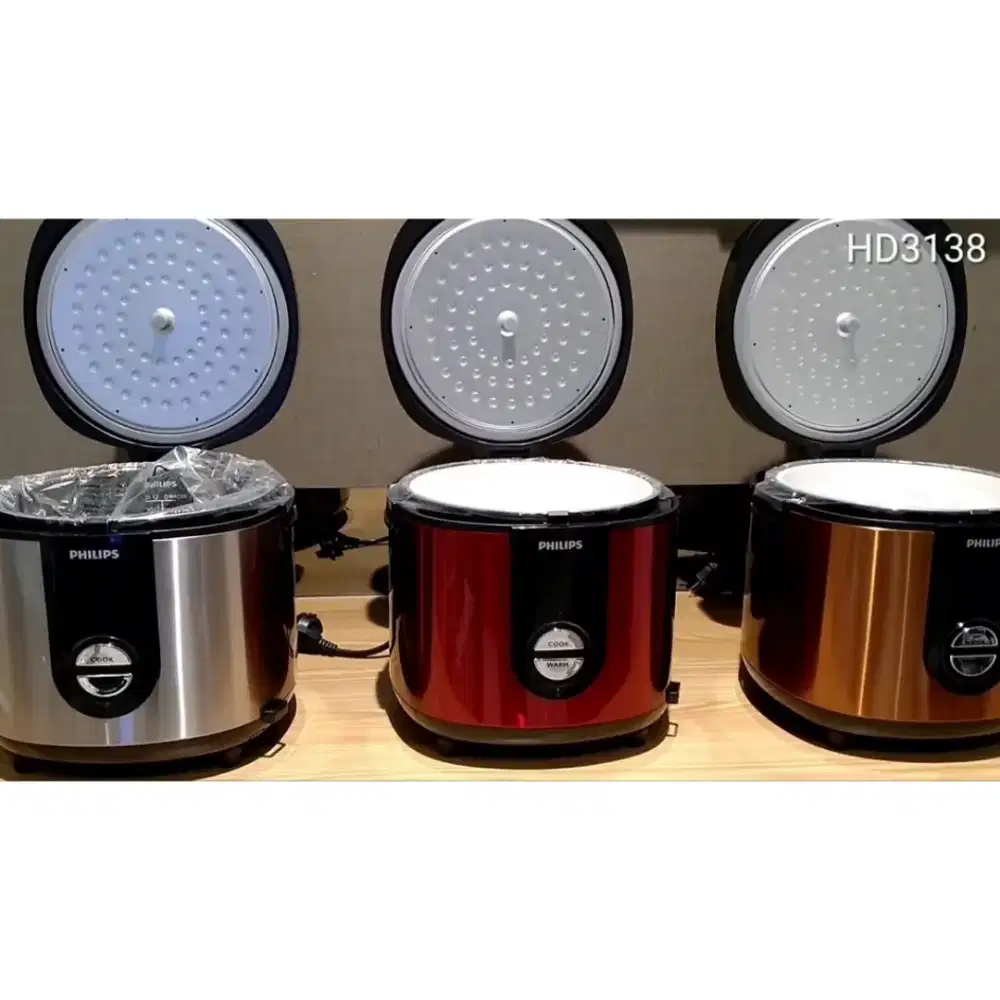 Ready ricecooker philips hd-3138 bjm bsa cod wrna tegntung stok