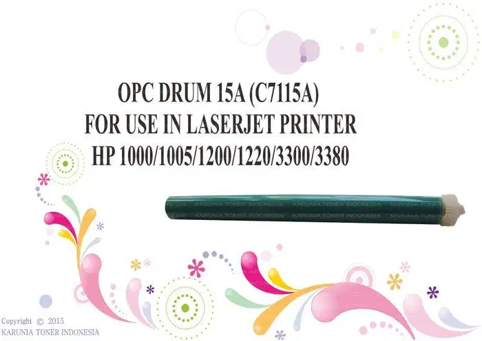 OPC DRUM 15A (C7115A) FOR USE IN LASERJET PRINTER HP 1000/ Berkualitas