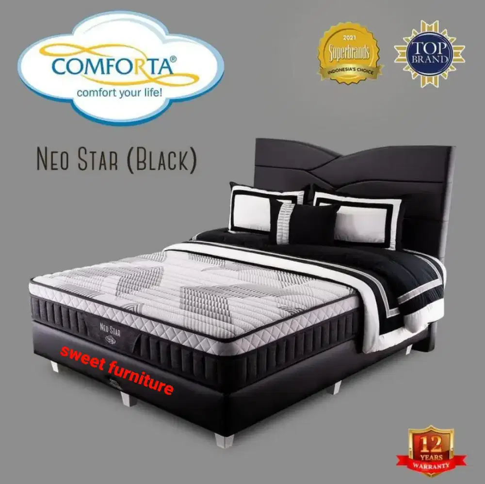 Springbed Comforta Neo Star ( black ) 6kaki