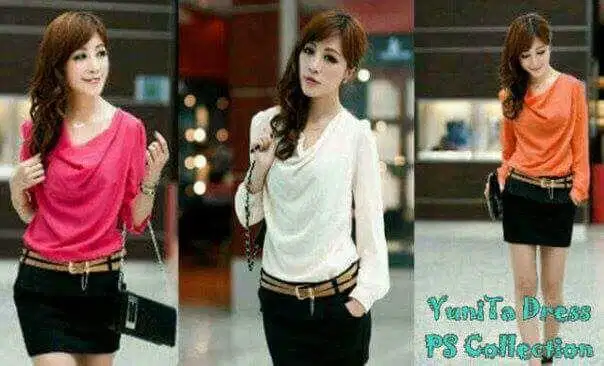 Dress Yunita Tangan Panjang