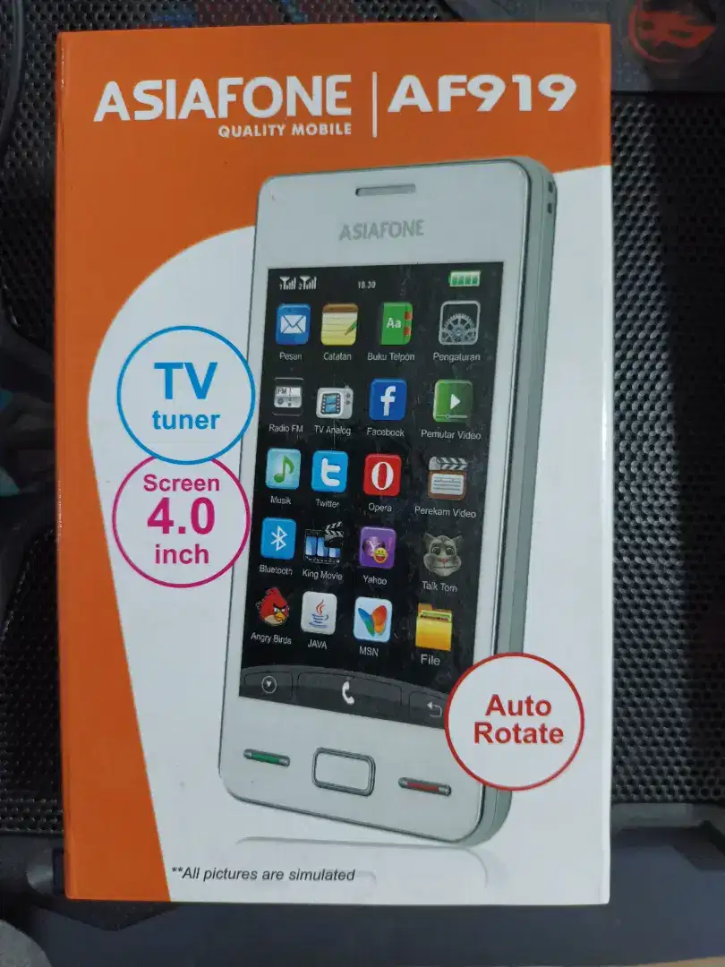 Asiafone AF919 dual sim with tv tuner