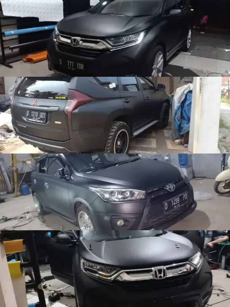 Wrapping sticker pemasangan rapih