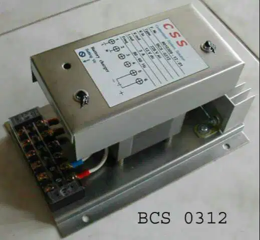 Battery charger CSS BCS 0312 untuk otomatisasi genset