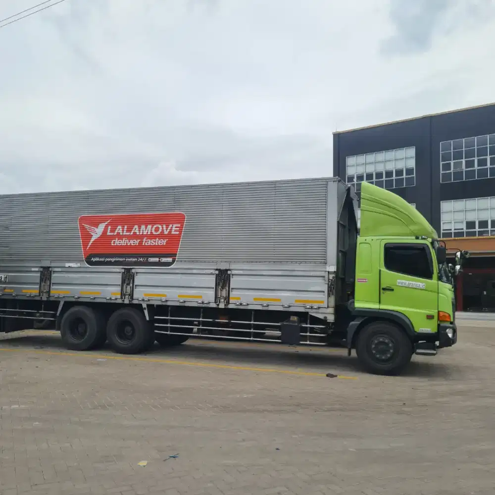 Makin Hot...habis setiap hari Tronton Wingbox max 25 ton