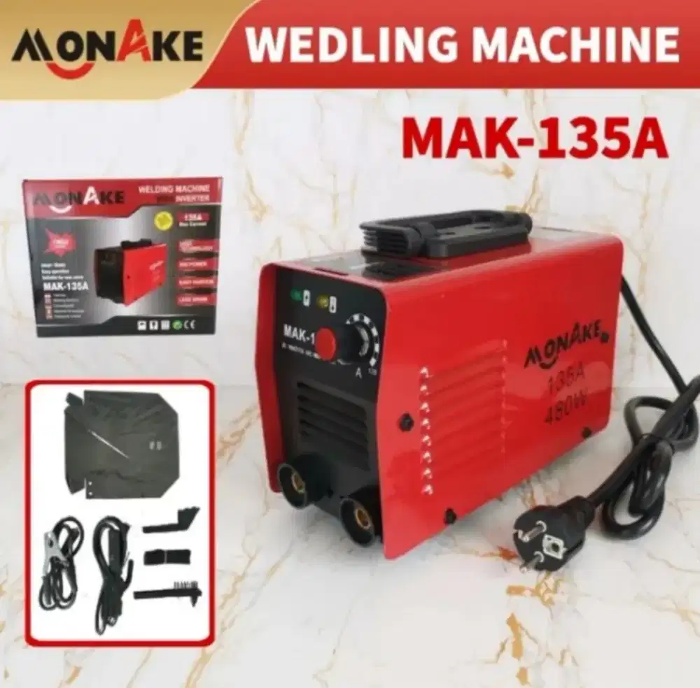 MURAH Mesin Las Listrik 110A 120A 135A 450W RHINO BIRU MONAKE H&L MDON