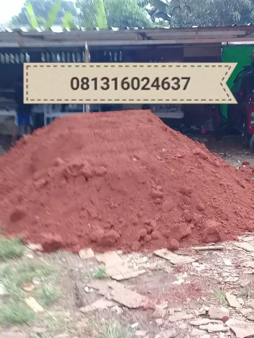 Tanah merah super/Sirdam/makadam/pasir urug