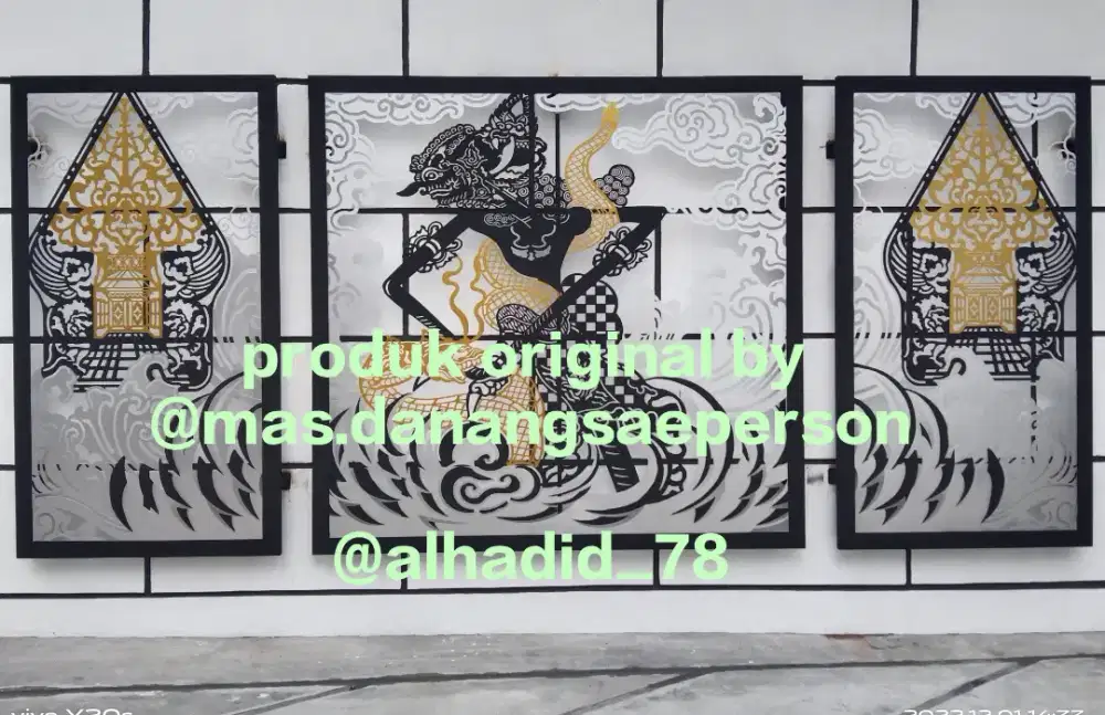 TERBARU VIRAL Laser cutting metal motif wayang