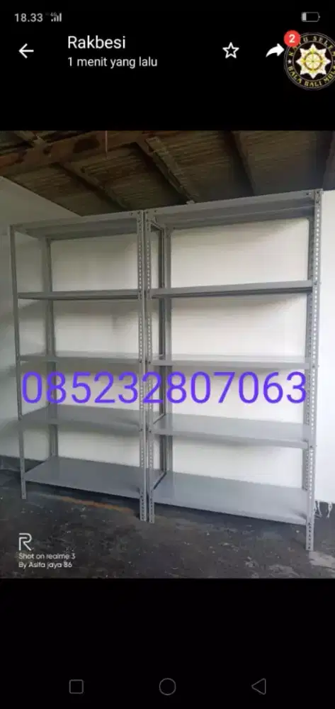 Rak besi multifungsi