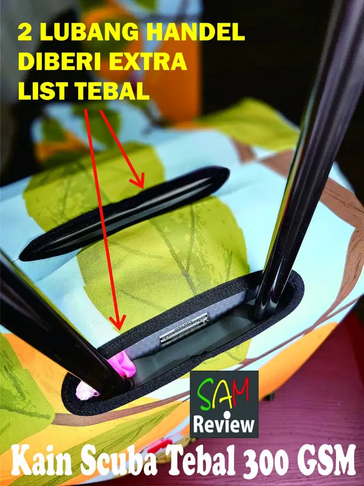 Sarung Koper Premium seri PESAWAT Kain Scuba Tebal
