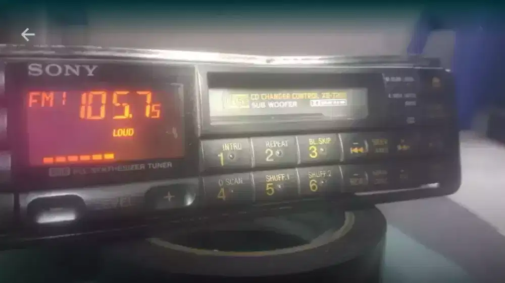 Tape radio classic car sony xr7200
