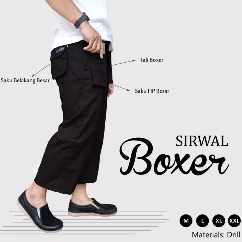 Celana Sirwal Boxer Dewasa