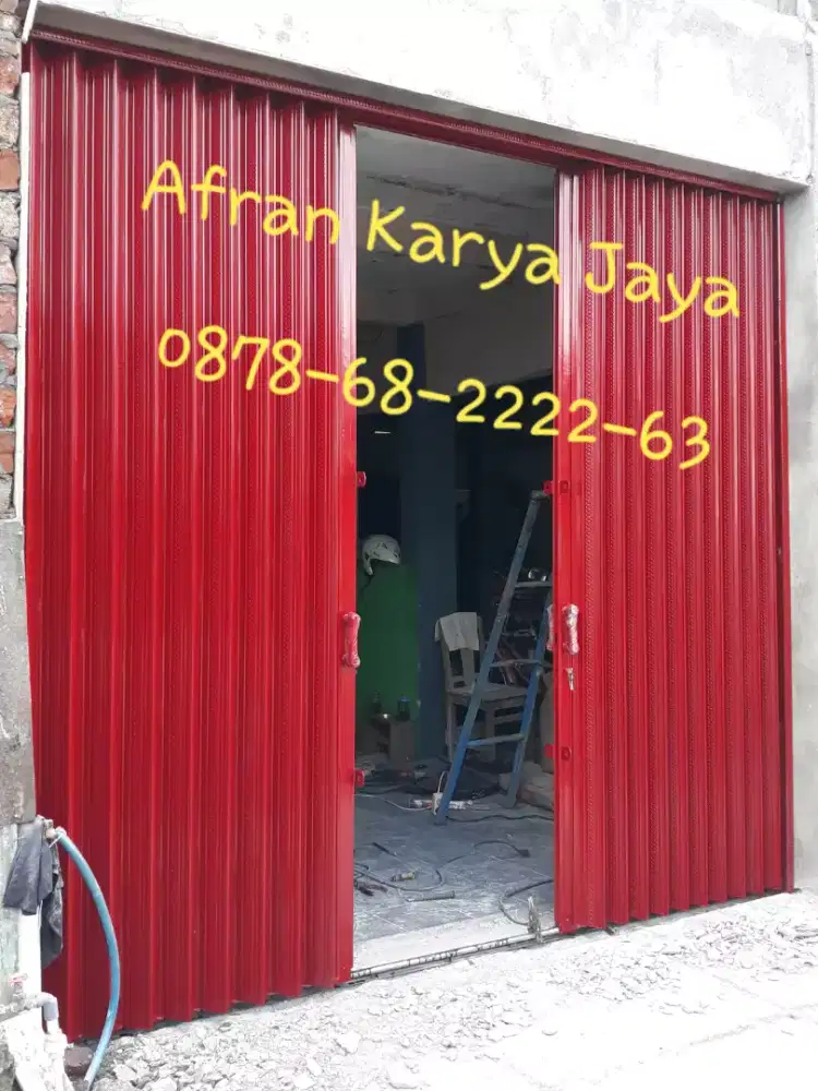 Menerima Pesanan Pintu Folding Gate dan Roling Bergaransi Pabrik