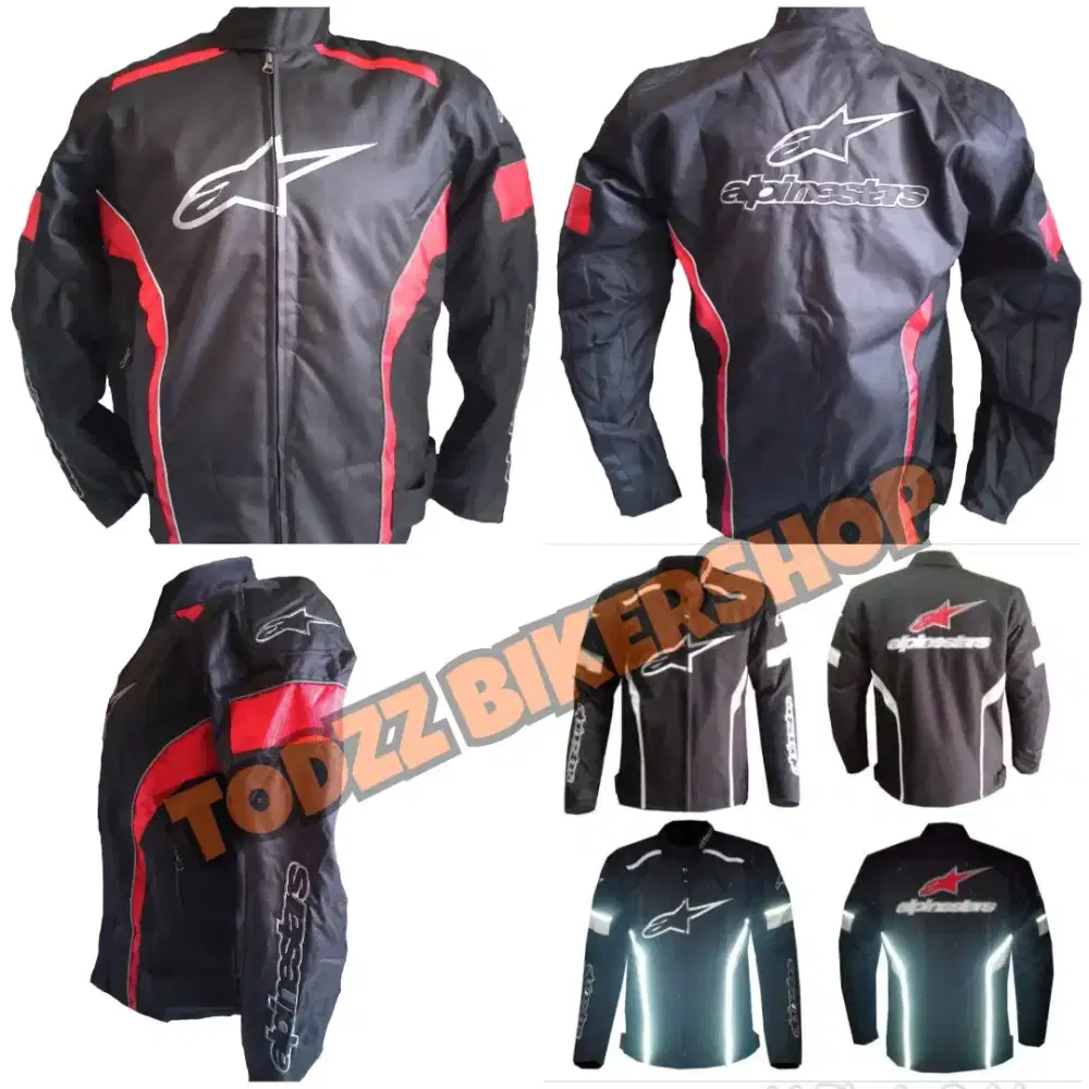 Jaket motor touring tebal safety full protektor bikers sunmori club