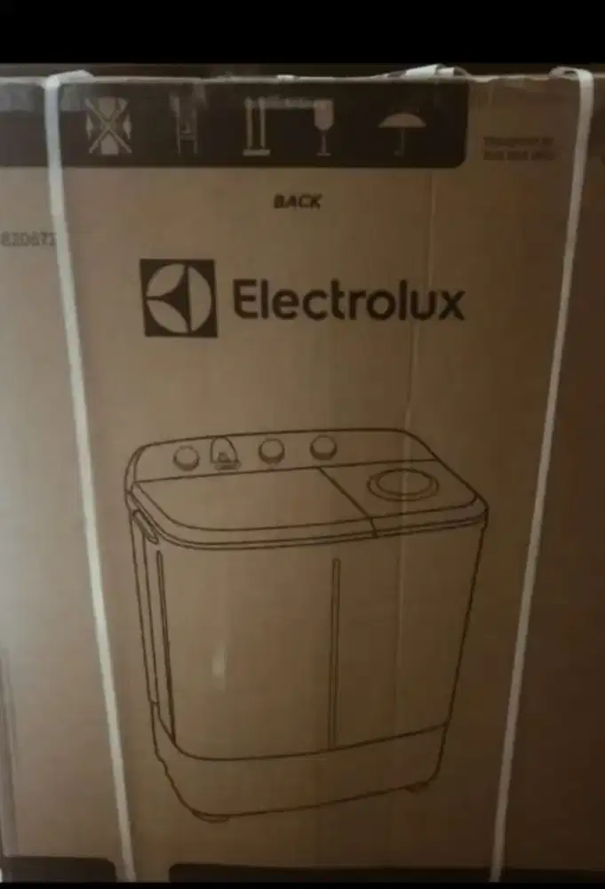 Mesin Cuci Elektrolux 2 Tabung 7Kg tipe EWS87262WA Baru Garansi Resmi