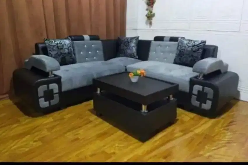 Sofa ruang tamu sudut minimalis