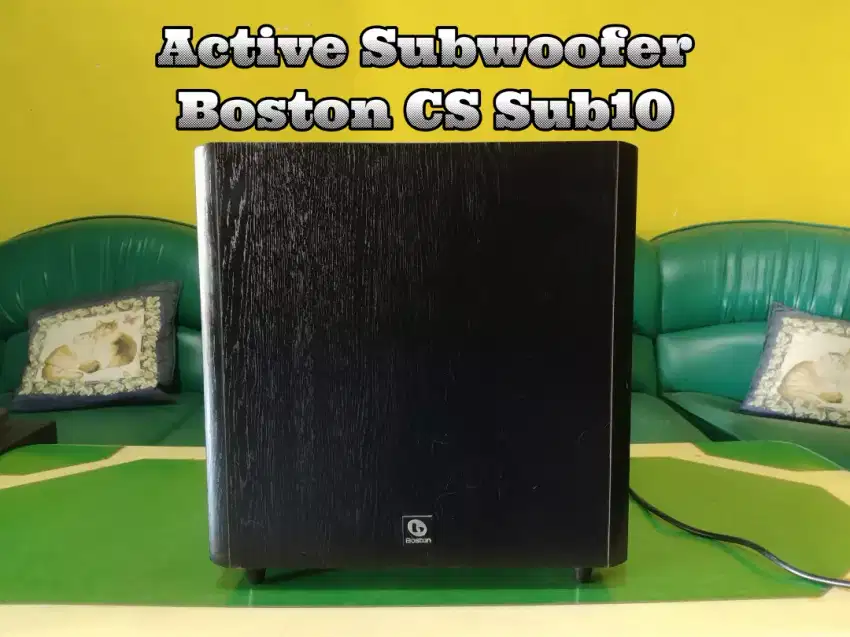 Subwoofer Aktif Boston CS Sub10 USA Mulus Terawat