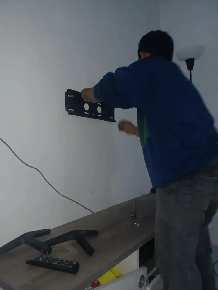 pasang breket dan jual  bracket braket led tv