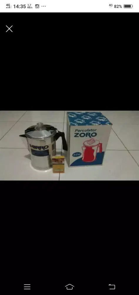 Teko kopi stainless Maspion