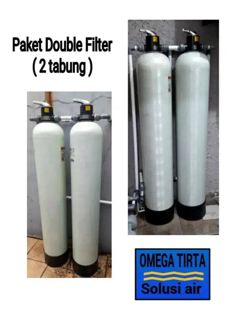 Paket 2 tabung filter air OMEGA TIRTA