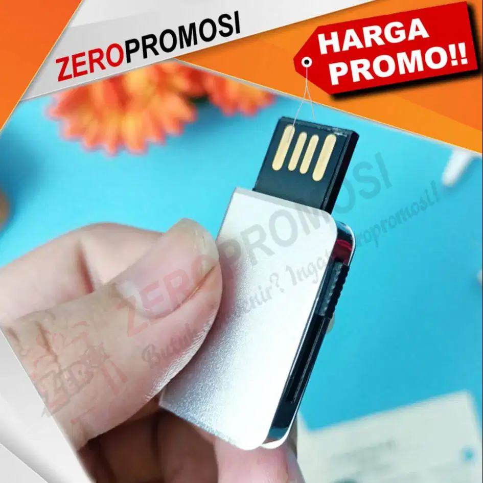 Souvenir Promosi FDSL24 Usb Flashdisk Slim Bookcase Custom