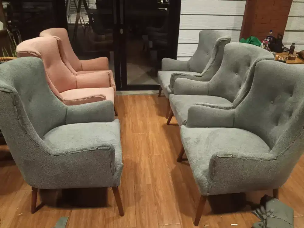 Jasa perbaikan servis sofa melayani ganti kulit&bahan kain