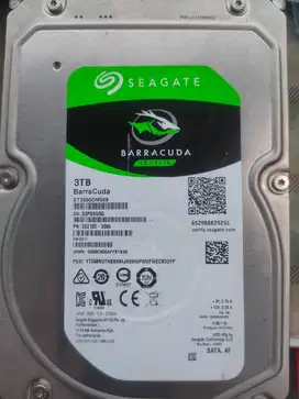 HDD PC SEAGATE BARRACUDA 3TB [FULL ISI GAME PC]