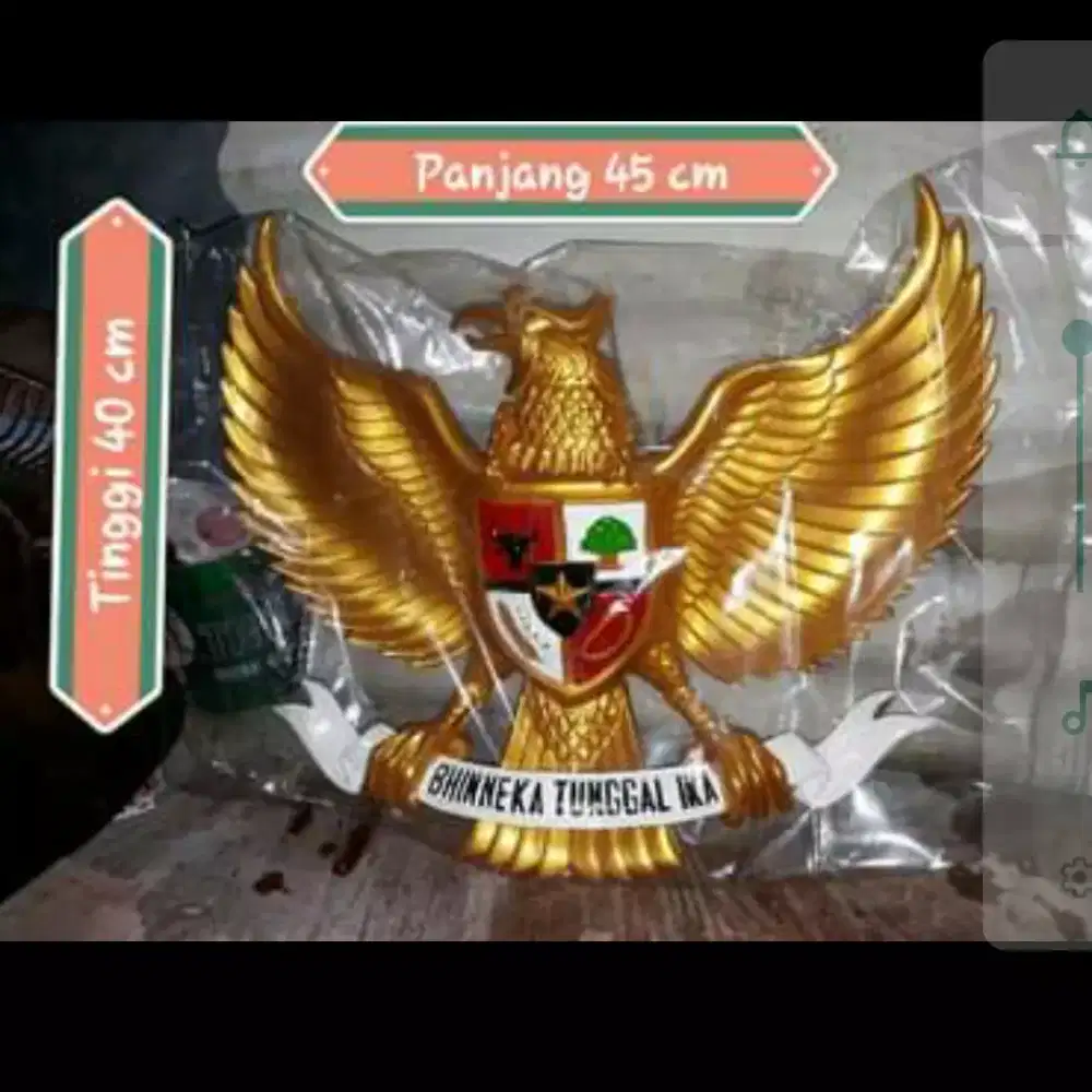 PATUNG GARUDA PANXASILA .uk 40×45 cm. GROSIR