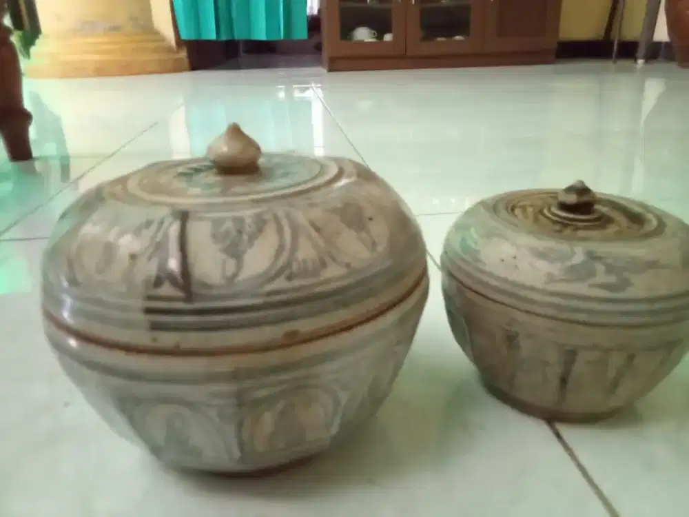 Jual Barang Antik kuno piring buli2 mangkok guci Dinasti ming Borongan