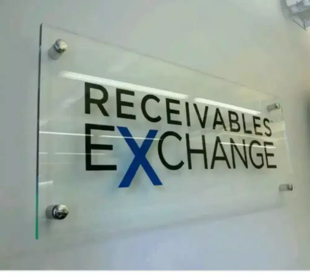 Logo perusahaan (PT), cutting sticker & acrylick