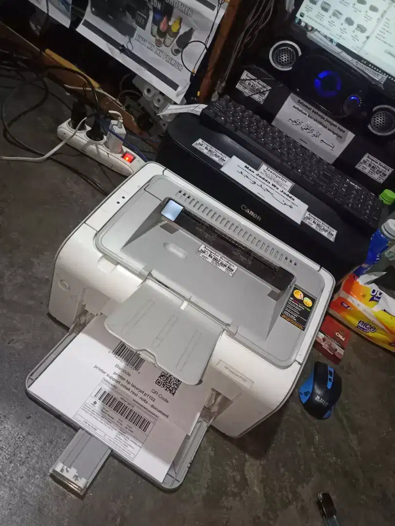 Printer hp laser jet p 1102second siap pakai