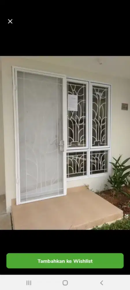 Pintu double minimalis