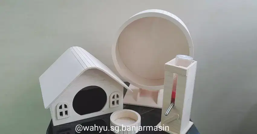 Rumah hamster sirian landak mini paket lengkap