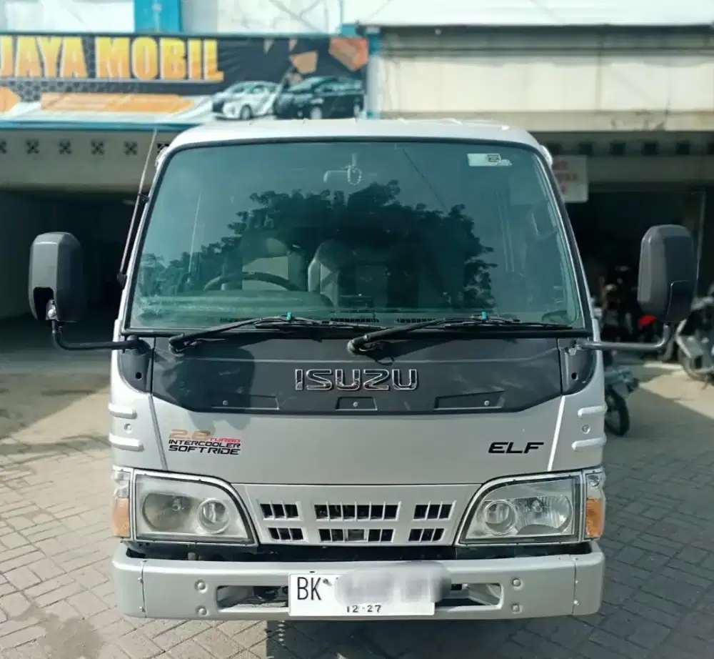 Isuzu Elf NHR55 Bus 4 roda 2017 silver - Mobil Bekas - 913889509