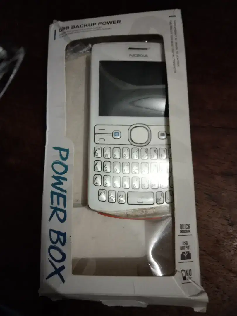 segera dijual hp nokia Asha plus power bank