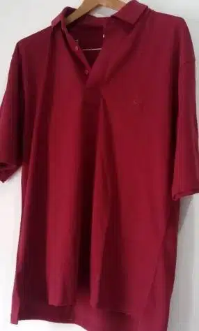 Kirriim2- Free _ | || COD || Ok  Baju Kerah Polo Red Ori Size XL
