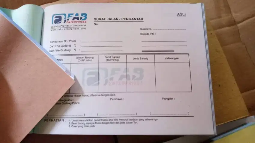 NOTA MURAH SURABAYA