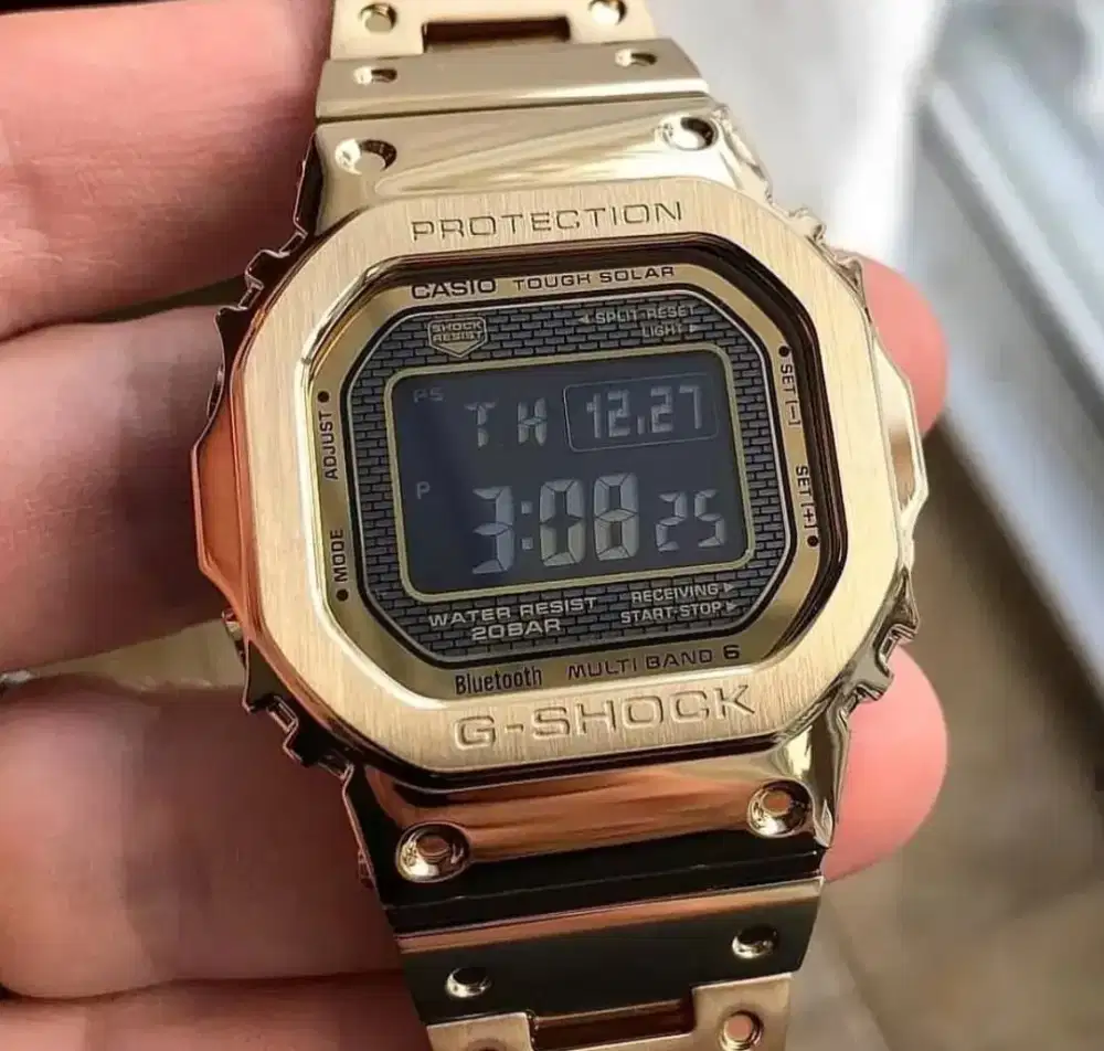 FLASH SALE.! G-Shock Original GMW-B5000GD Gold Garansi Resmi