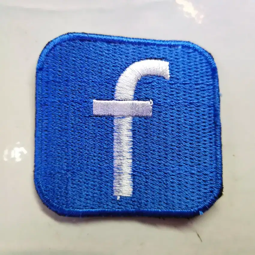 Emblem patch bordir logo fb
