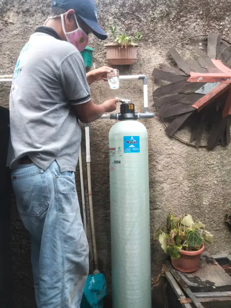 Filter saringan air bisa mengatasi semua unsur kandungan problem air .