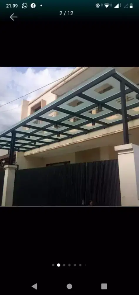 Canopy kaca, solarflat, canopy alderon, atap pvc, spandek pasir, pagar