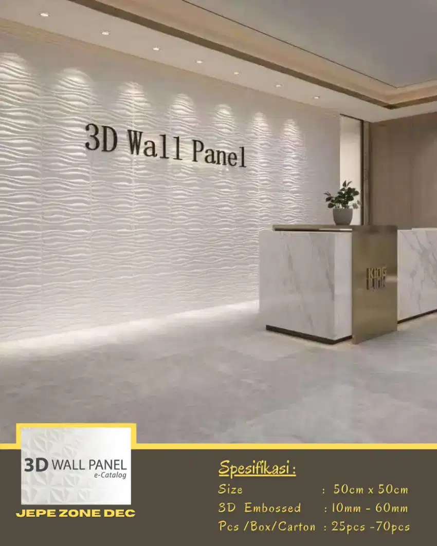 WALLPANEL PVC 3D