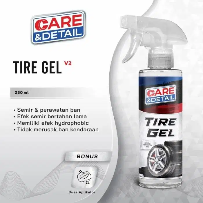 (Tire Dressing) Semir Ban Penghitam Pengkilap Ban Mobil & Motor