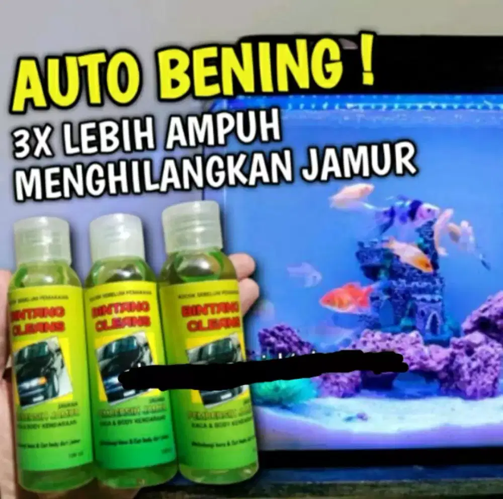 COD CAIRAN OBAT PEMBERSIH PENGHILANG KERAK JAMUR KACA AKUARIUM TERBAIK