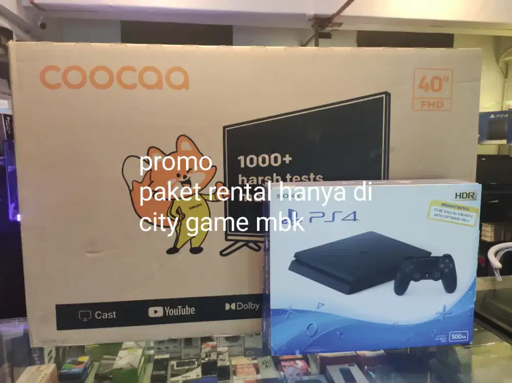 Paket ps4 shop dan tv