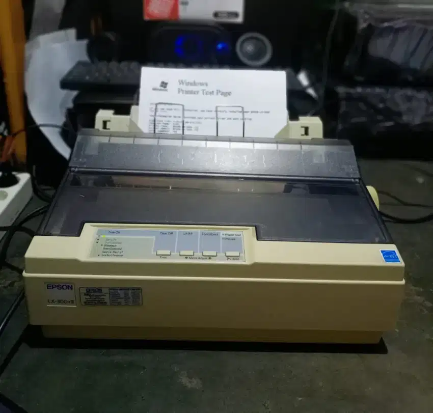 Printer Epson dotmetrik LX300+II lengkap secon normal siap pakai