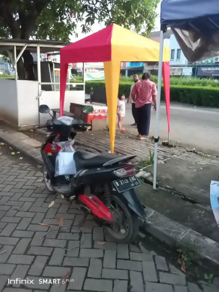 TENDA STAND PIRAMID DAN TENDA LIPAT, SIAP ANTAR JABODETABEK.