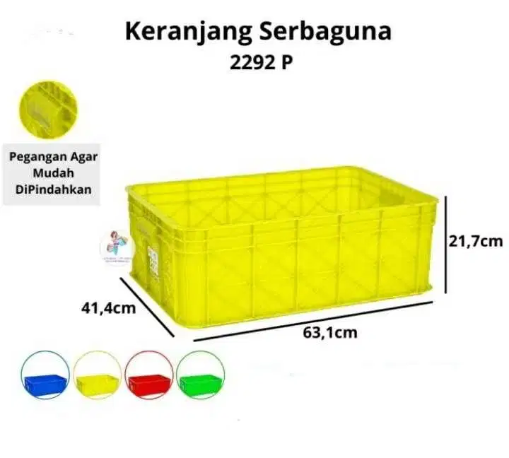 Keranjang plastik box plastik container plastik baru