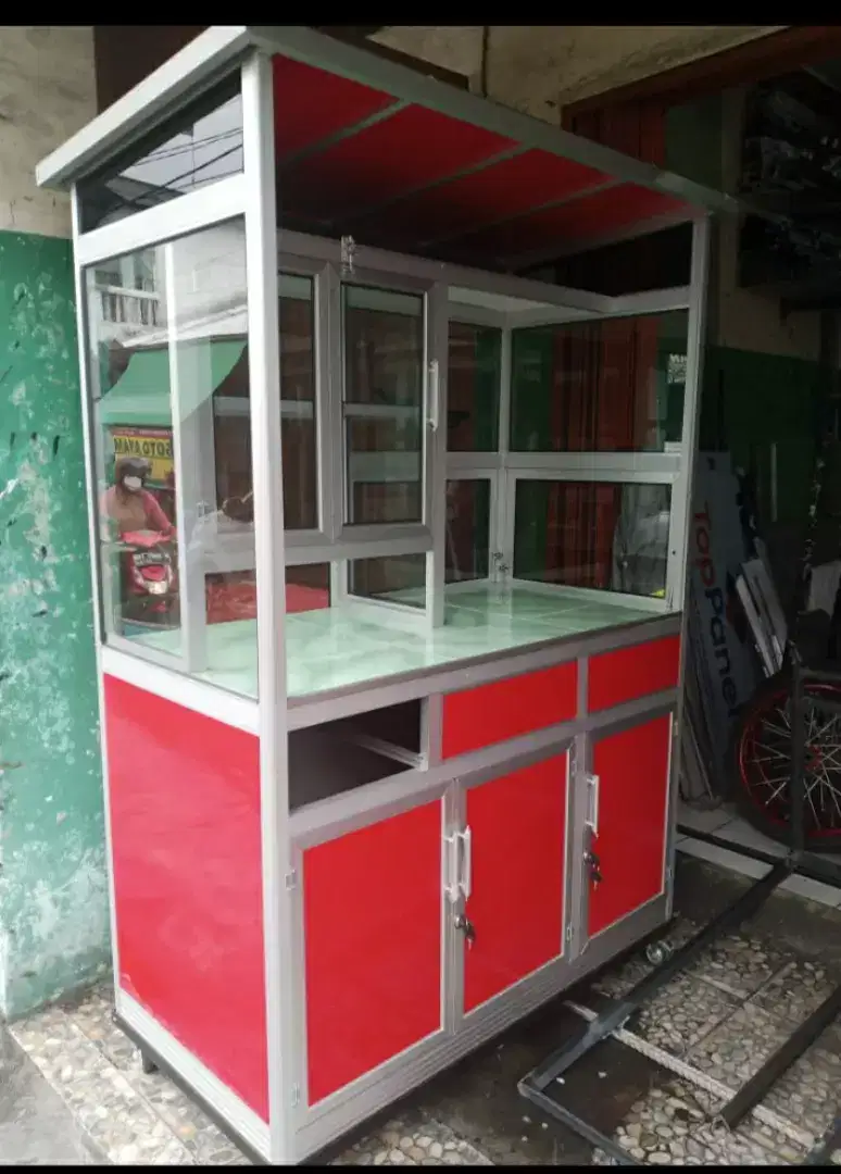 Gerobak aluminium