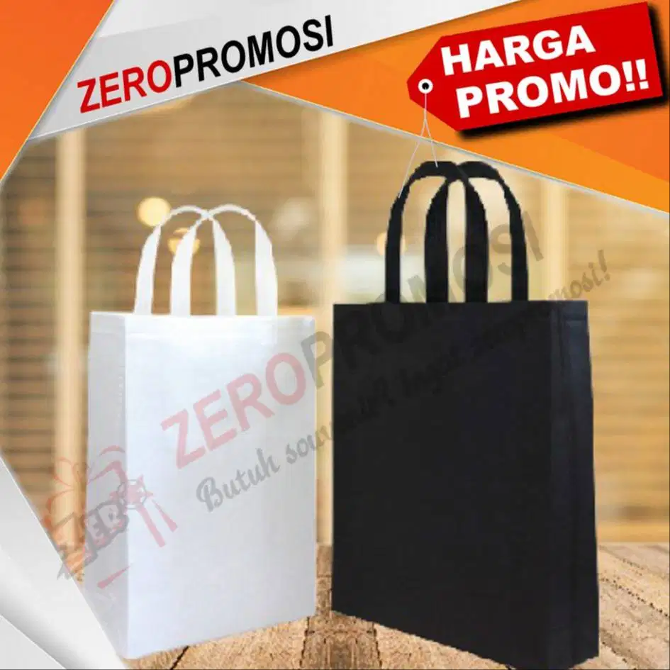 Souvenir Kantor Tas Box Spunbond Uk. Large Custom Logo