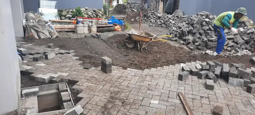 Jasa pemasangan paving blok Bone